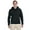 Black, variant on 996 Adult NuBlend® Fleece Pullover Hooded Sweatshirt
