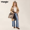 thumbnail image 6 of Wrangler Women Laptop Briefcase Tote Bag with Detachable Adjustable Strap, Cow-Coffee, 6 of 7