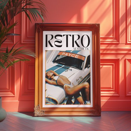 POSTER Retro Aesthetic, 70s Wall Art, Retro Wall Art, Lifestyle, Psychedelic Poster, Vintage Poster, Old Money Aesthetic, Retro Poster, Trippy Art-UNFRAMED
