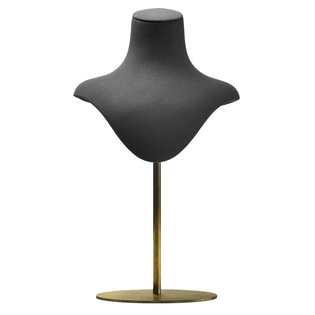 Soporte de exhibición de joyería Collar Exhibición de pendientes Exhibición de busto de medio cuerpo sus hermosas j jinwen Soporte de exhibición de joyería