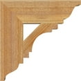 thumbnail image 3 of Ekena Millwork 4"W x 14"D x 14"H Merced Traditional Rough Sawn Bracket, Western Red Cedar, 3 of 4