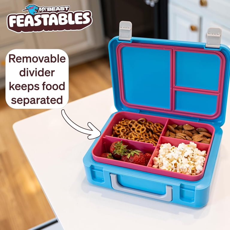 MrBeast Feastables World's Coolest Collectible Lunch Box, BPA-Free