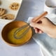 thumbnail image 4 of Juego de mini utensilios de cocina de 2 piezas: utensilios de cocina de silicona con mangos de madera, 4 of 5