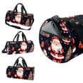 thumbnail image 3 of Santa Claus Gym Bags, Travel Tote, Sports Bag, Yoga Bag - 17.7 Inches Size with Interior Zipper Pocket - Large Capacity, 3 of 6