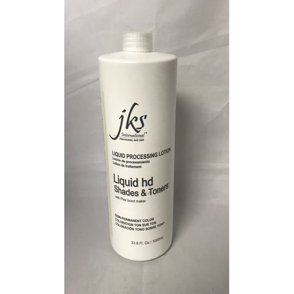 JKS International Liquid Processing Lotion - 33.8 fl.oz.  Liquid hd Shades & Toners (with Plex bond maker) Demi Permanent color