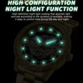 thumbnail image 5 of Binbond Reloj de Pulsera Mecánico Vintage de Esqueleto para Hombre, Acero Inoxidable, Marrón, 5 of 5