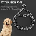 thumbnail image 7 of 3.5mm*55cm Stainless Steel Heavy Duty Dog Collar with Safe Buckle Adjustable Metal Chain Training Collar for Dogs, 7 of 7