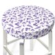 thumbnail image 3 of Balery Lavender Flowers Fundas de asiento para taburete de bar redondo de tela de terciopelo ajustables que protegen de arañazos y manchas para sillas de 14 a 17 pulgadas.-13 inch, 3 of 7