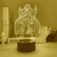 thumbnail image 1 of Lámpara de noche LED 3D de Saint Seiya, figura de acción, Manga, regalo del zodiaco, juguete para niños, luz nocturna para decoración de dormitorio, 1 of 2