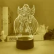 thumbnail image 1 of Lámpara de noche LED 3D de Saint Seiya, figura de acción, Manga, regalo del zodiaco, juguete para niños, luz nocturna para decoración de dormitorio, 1 of 2