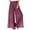 Hot Pink womens pants, variant on Wycnly Pants for Women Womens Casual Wide Leg Pants Vintage Linen Solid Elastic Waist Loose Palazzo Long Pants Plus Size Leisure Trousers