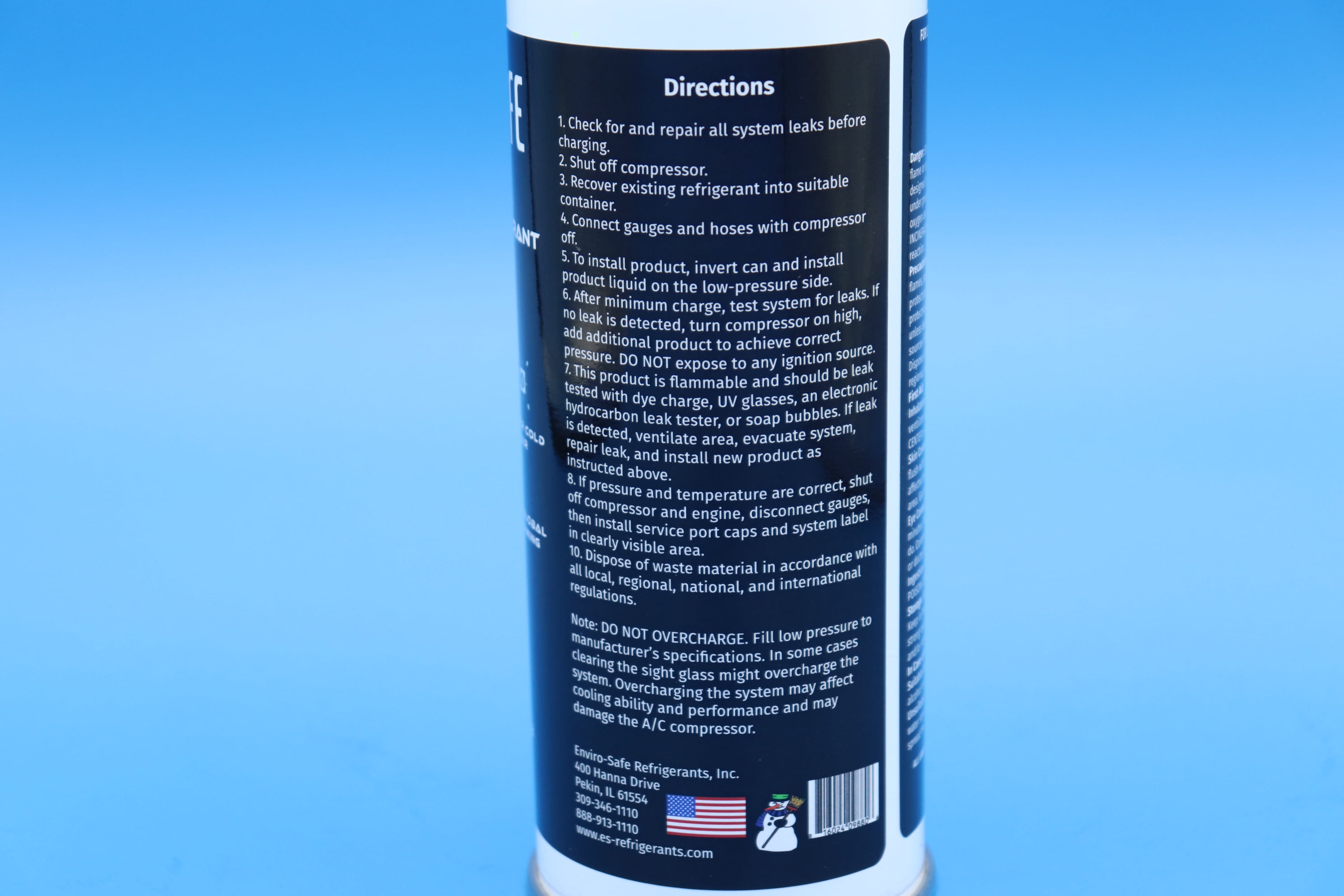 EnviroSafe R134a Industrial Replacement 21 oz Automotive Refrigerant (3 Pack)