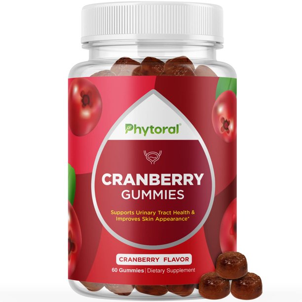 Cranberry Extract Gummy Vitamins for Adults Cranberry Gummies Urinary