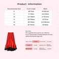 thumbnail image 6 of Sholeno Kids Girls Spanish Flamenco Dance Skirts Polka Dot Ruffle Long Mexican Folklorico Dancewear Hot Pink 8, 6 of 6