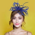 thumbnail image 3 of WRISTBIQUE Hat for Tea Party Women Fascinator Hat Blue 1Pack 7.1X4.7in, 3 of 8