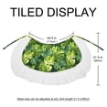 thumbnail image 5 of Frond Chiffon Beach Dresses for Women, Summer Strappy Polyester Beach Dress, 5 of 6