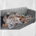 thumbnail image 6 of Nature Soft Flannel Fleece Throw Blanket, Colorful Butterflies Flying over Violet Petals Flowers Spring Beauty Illustration, Cozy Plush for Indoor and Outdoor Use, 50" x 70", Multicolor, by Ambesonne, 6 of 6