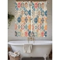 thumbnail image 7 of Living Room Curtains 72 Inches length, Boho Morocco Window Treatment Curtain Drapes, Retro Farmhouse Ethnic Neutral Aesthetic Light Filtering Drapes for Bedroom Laundry Room, 52"x72", 2 Panels, 7 of 7