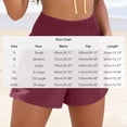 thumbnail image 3 of Dagugfen Summer Shorts for Women Casual Ruffle Waist Cotton Linen Breathable Lightweight Loungewear Beach with Pockets, 3 of 8