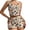 Pink, variant on Miorin Under $5 Women Halloween Pajama Set Ribbed Knit Cami Crop Top & Drawstring Print Shorts, Cute Halloween 2 Piece Sleepwear, L