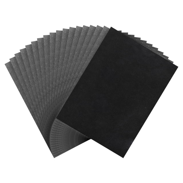 Unique Bargains Carbon Paper A4 Graphite Transfer Tracing Copy Paper 9.1' x 13' Black 50Sheet