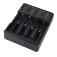 thumbnail image 1 of Cargador De Batería USB De 4 Ranuras, Cargador De Batería De Iones De Litio ABS Seguro 5V 2A Tipo C Para Baterías Ni MH Ni CD De 1,2 V, 1 of 7