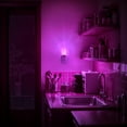 thumbnail image 3 of YANSUN 0.5W Pink Butterfly Multicolor LED Plug-In Night Light with Color Changing, 3000K Warm White, Dusk-to-Dawn Sensor & Decor, 1 Pack, 3 of 9