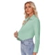thumbnail image 3 of Camisas con botones para mujer Siliteelon de manga larga, color gris claro, 3 of 9