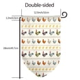thumbnail image 7 of Wukai Funny Chicken Print Garden Flag 12.5x18 Inch Double Sided Sun-resistant Rain-resistant, Wrinkle-resistant Colorfast(Only Flag), 7 of 7