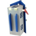thumbnail image 5 of AmishToyBox.com Mailbox, Post Mount, Made with Weather-Proof Poly Lumber, UV-Resistant, Blue and Light Gray, 5 of 6