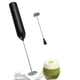 thumbnail image 4 of Espumador de Leche eléctrico, Batidora de acero inoxidable para Batir la Espuma del Café, Emulsionador de Leche para Capuchino, Ideal como Batidora Mano XianweiShao 1327533056397, 4 of 4