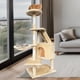 thumbnail image 5 of Mueble Rascador para Gato POLI PETS Bambino Multifuncional con Felpa Suave, 5 of 7