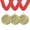 Gold, variant on Uxcell Award Medal, Winner Medal with Red Neck Ribbon Prize Medal for Sports Meeting Spelling Bees Bronze