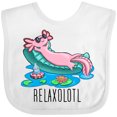 thumbnail image 3 of Inktastic Relaxolotl- Cute Axolotl on Summer Vacation Boys or Girls Baby Bib, 3 of 4