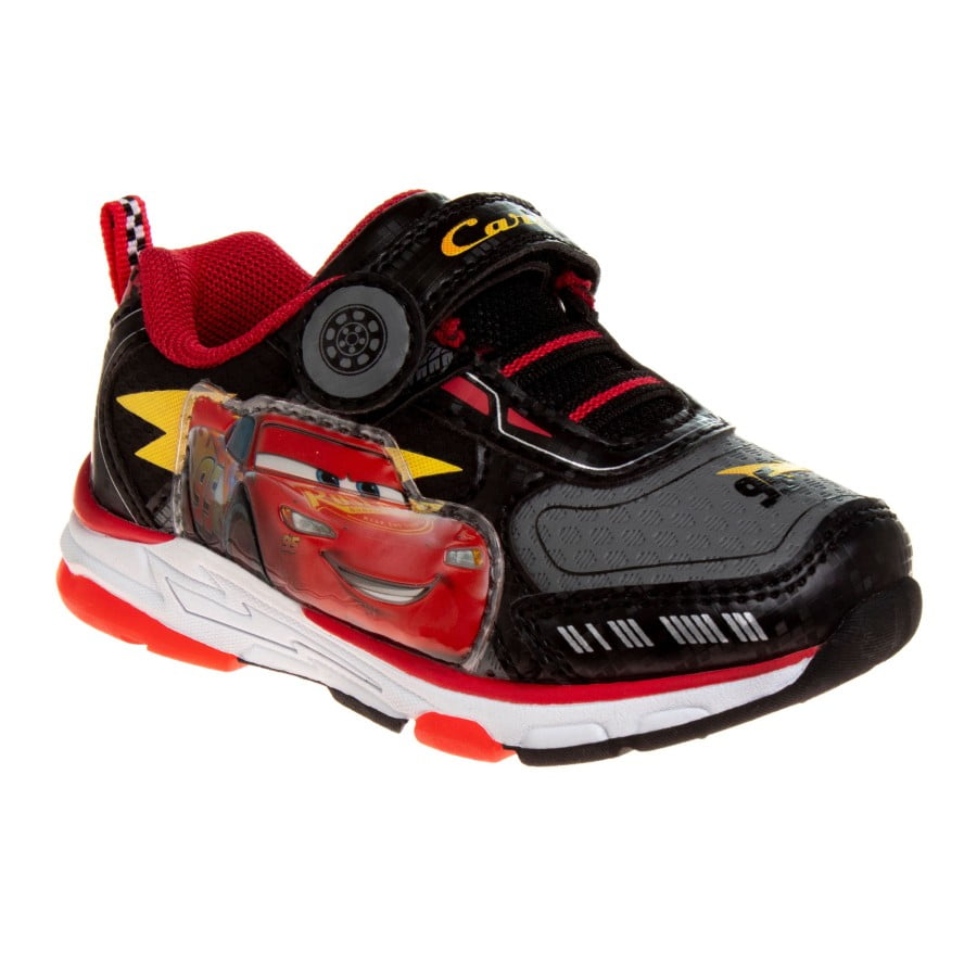 Disney Pixar Cars Lightning McQueen Hook & Loop Light-up Casual Sneakers (Toddler/Little Kids)