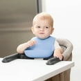 thumbnail image 3 of Benoxine Silicone Baby Bibs, Adjustable, Reusable, Durable, Waterproof, BPA-Free,Portable, 3-Pack, 3 of 7