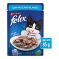 thumbnail image 1 of Alimento para Gato Purina Felix ¡Trocitos Jugosos! Pescado Blanco 85 g, 1 of 6
