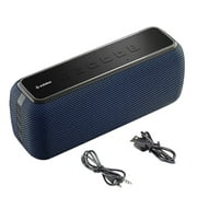 Awesitey XDOBO 5.0 Speaker Type-c stereo speaker wireless Rechargeable Sound Box Waterproof 60W 3D Stereo Sound Speaker Black Grey