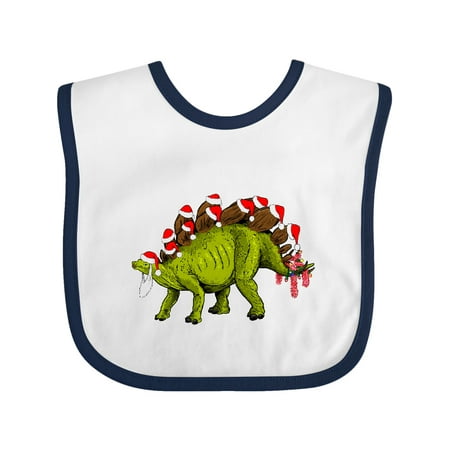 

Inktastic Santa-Stego-Saurus Gift Baby Boy or Baby Girl Bib