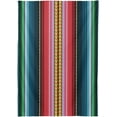 thumbnail image 2 of GZHJMY Mexican Serape Blanket Stripes Tablecloth, Rectangle Waterproof Washable Polyester Table Cover for Picnic Dinner Holiday Party Decor, 60 x 60 Inch, 2 of 7