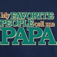 thumbnail image 3 of CafePress - My Favorite People Call Me Papa Dark T Shirt - Men's Classic Graphic Cotton T-Shirt, 3 of 4
