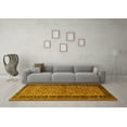 thumbnail image 3 of Ahgly Company Machine Washable Indoor Rectangle Persian Yellow Traditional Area Rugs, 2' x 3', 3 of 4