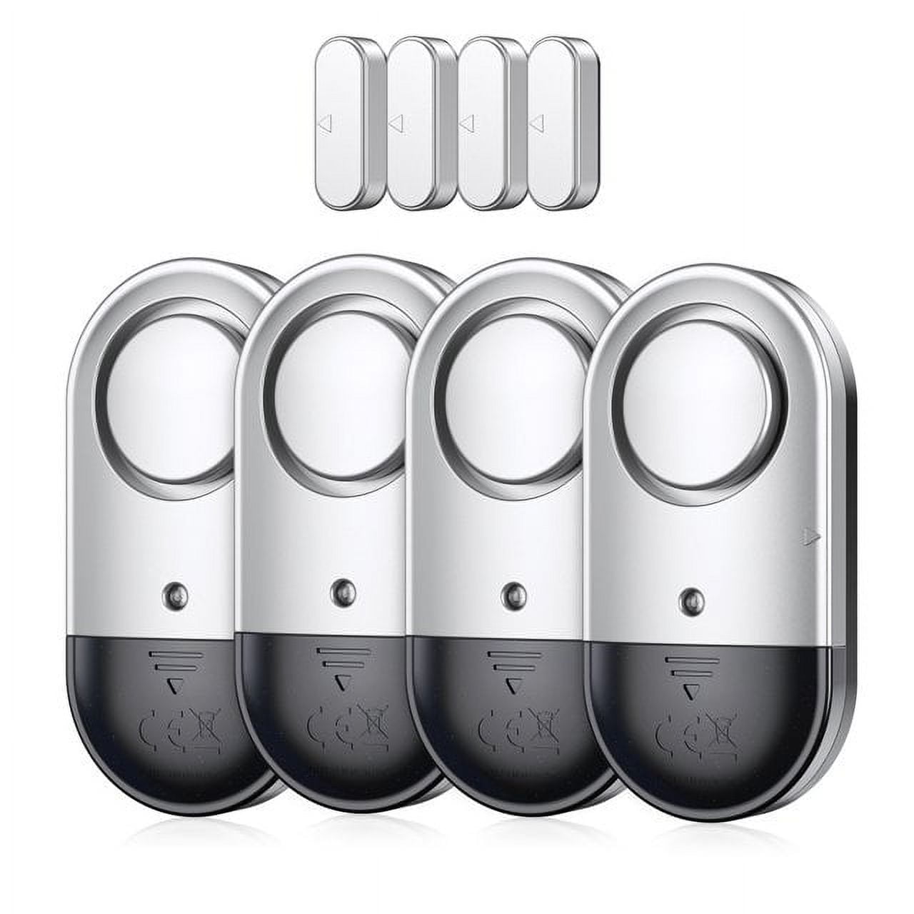 Door Alarm, AMIR Anti-Theft 125DB Door Alarm Window Alarm for Home Office Warehouse Shop Elderly Kids Security 4PCS