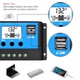 thumbnail image 2 of VONTER 30-100A 12V/24V MPPT Solar Panel Regulator Charge Controller Auto Focus Tracking, 2 of 8