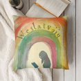 thumbnail image 3 of YINGXI Let's Read is Always a Good Idea Throw Pillow Cover, Boho Pillowcase, Book Pillowcase Decorative, Book Lover Gifts, Sofa Bed Home Decor 12x12in, 3 of 5