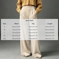 thumbnail image 3 of Karymi Solid Velvet Wide Leg Pants Woman, Elastic High Waist Pleated Full‑Length, Drapey Casual Pants with Side Pockets, 3 of 5