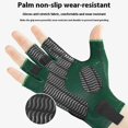 thumbnail image 3 of VILICO A0129 UPF 50+ Professional Fishing Gloves Anti Slip Half Finger Gloves for Outdoor Cycling -, 3 of 5