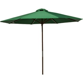 Belleze Patio Offset Cantilever Umbrella 10 Feet Outdoor Patio Hanging Umbrella Tilt W Cross Base Set Green Walmart Com Walmart Com