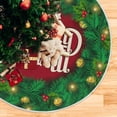 thumbnail image 5 of GZHJMY Christmas Christmas Tree Skirt Home Decoration Large Round Christmas Tree Skirt for Holiday Party Home Christmas Day Ornaments, 35.4", 5 of 6