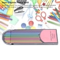thumbnail image 3 of Mechanical Carpenter Pencil Set, Easy Using 12 Vibrant Colored Refills Multifunctional Construction Pencil Set Lightweight  for Artistic Drawing, 3 of 7